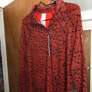 Under Armour zip up women’s performance top large